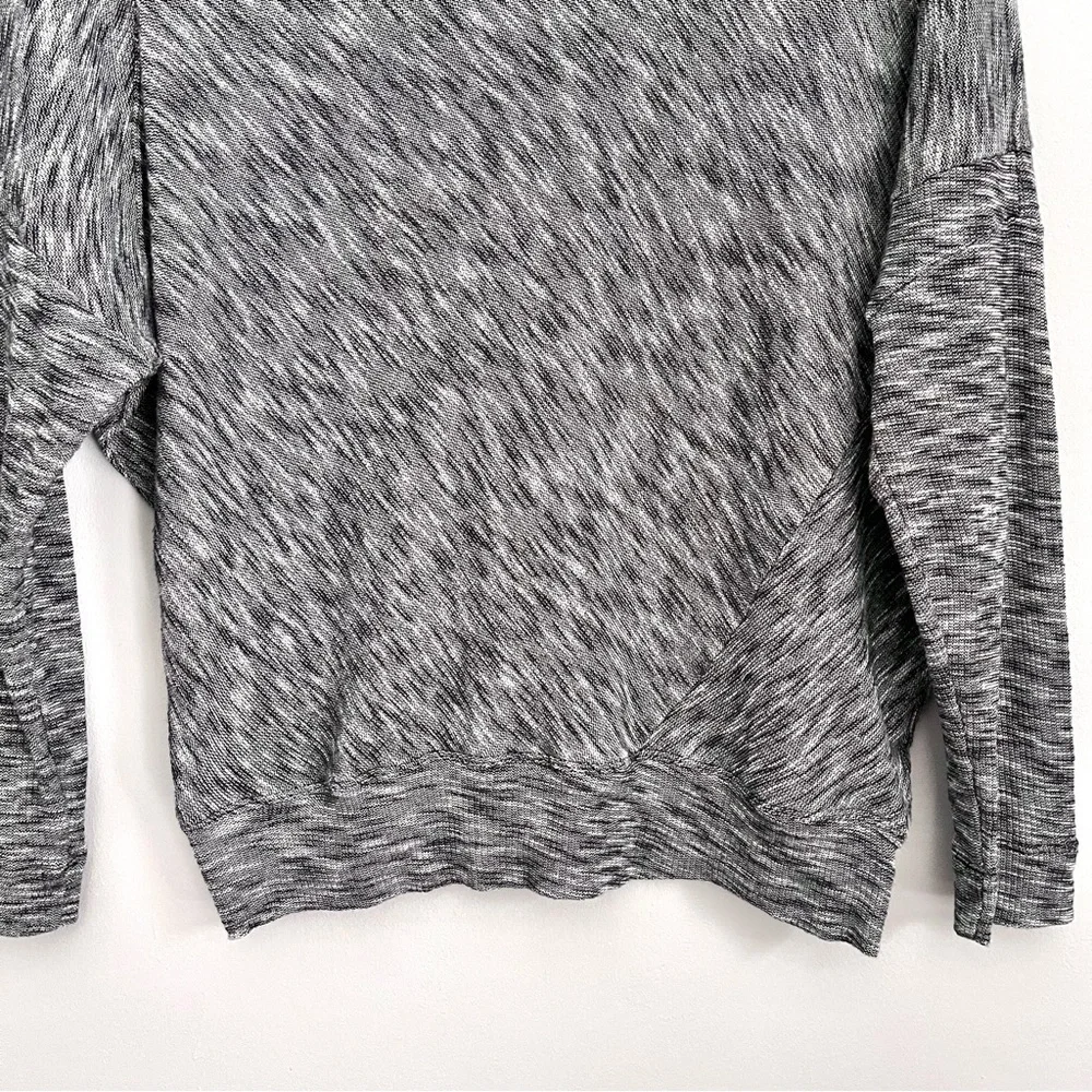 Anthropologie Damiana Slouchy Black and Grey Pullover Sweater Size XS Minimal - Picture 3 of 9